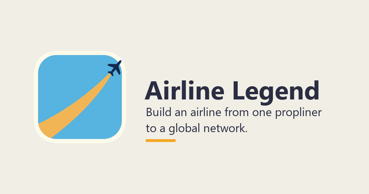 Airline Legend — free browser airline tycoon